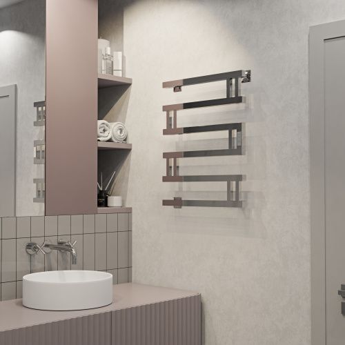 Полотенцесушитель электрический Indigo Muza DGM60-50Rt 50х65 хром