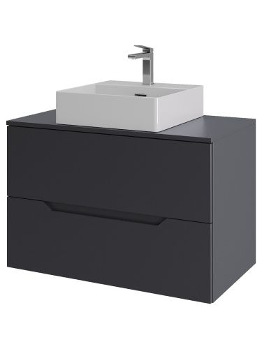 Тумба с раковиной Orange Line Li-80TugMDF+B04-405W 80х50