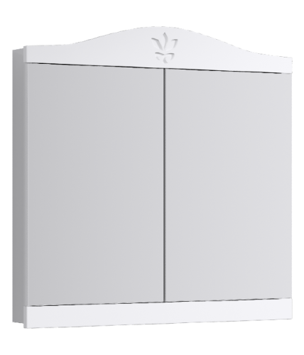 Зеркало-шкаф Aqwella Y FR0408 90х90 подвесной цвет белый