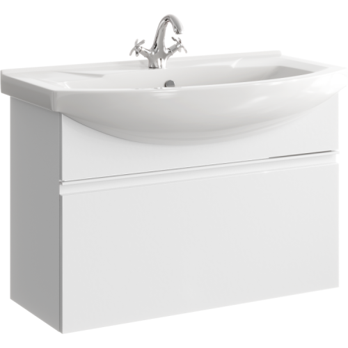 Тумба под раковину Aqwella Y ROD01081 80х30 подвесная цвет белый