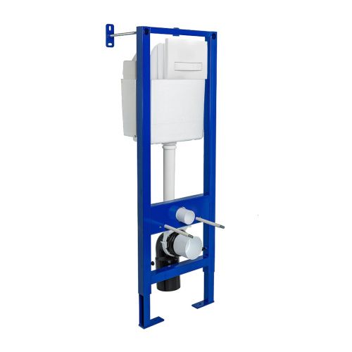 Комплект сантехническая инсталляция с клавишей смыва Berges АТОМ Line 040339