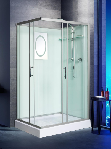 Душевая кабина WeltWasser WW500 10000003270 100х100 квадратная без крыши ориентация универсальная