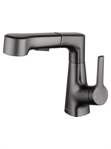 Смеситель Wonzon & Woghand WW-121B108-BGG на раковину серый