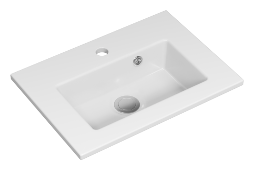 Раковина мебельная керамическая Brevita Avila 50 B-AVI050-01 50х40 накладная цвет белый