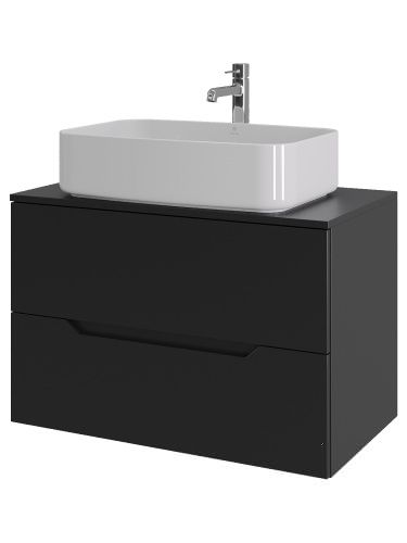 Тумба с раковиной Orange Line Li-80TubMDF+B07-600W 80х50