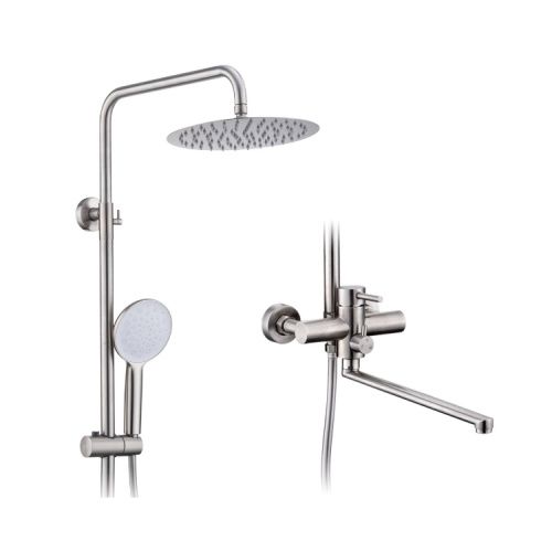 Душевая стойка ProHanss P31.24.05 настенная цвет серый