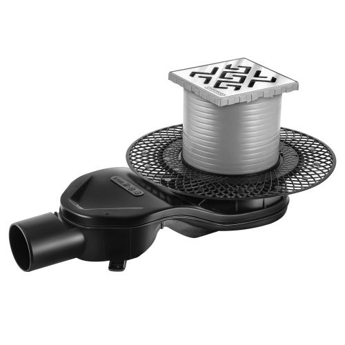 Душевой трап Berges PLATZ Antik 091160 10х10 хром