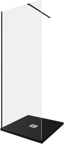 Душевая перегородка Allen Brau Infinity 3.21003.BBA 80х200 стекло прозрачное профиль черный