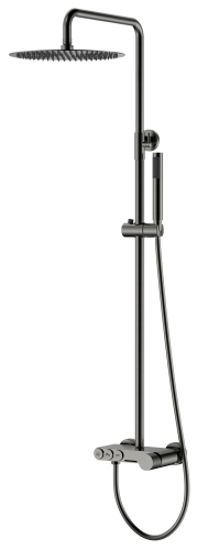 Душевая стойка Boheme Stick 128-GM.2 настенная цвет серый