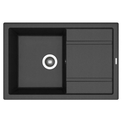 Кухонная мойка Florentina Липси 760 20.160.D0760.302 75х50 цвет черный поверхность матовая