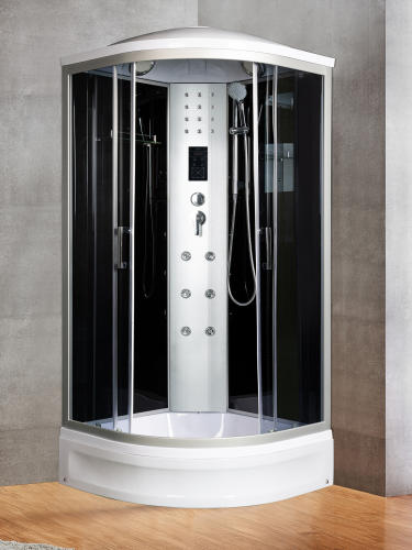 Душевая кабина River DUNAY 10000003137 80х80 четверть круга с крышей ориентация универсальная