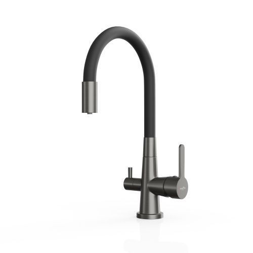 Смеситель для кухни Tokito AISAI TOK-AIS-1019 на мойку вороненая сталь