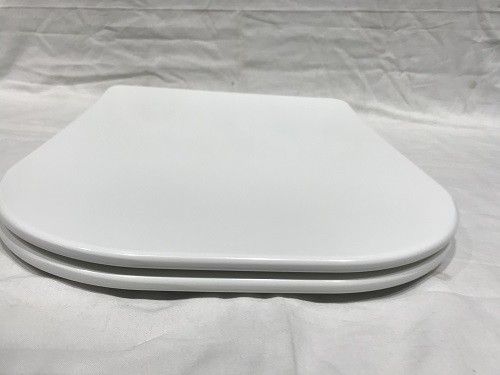 Унитаз приставной CeramaLux 215D белый с сиденьем микролифт каскадный смыв - фото 4