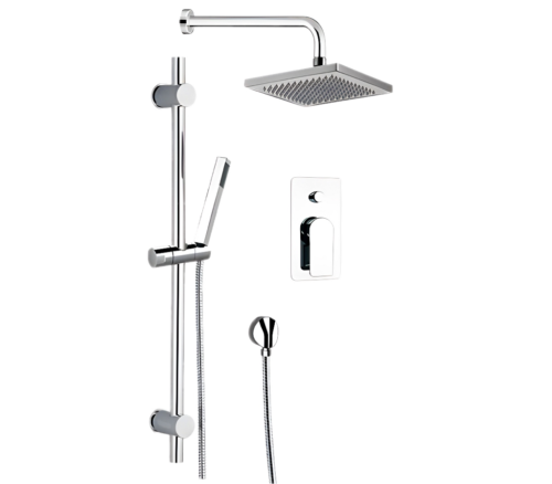 Душевая система Remer Infinity I09S07O встраиваемая в стену цвет хром