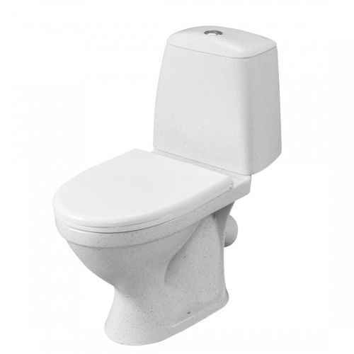 Унитаз-компакт напольный с бачком Santeri Соната 1P2012S0100BF белый с сиденьем каскадный смыв