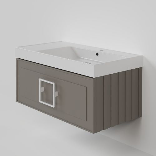 Тумба с раковиной La Fenice CUBO NFNC-01-CUB-C-90-2-90R 90х50 подвесная цвет бежевый