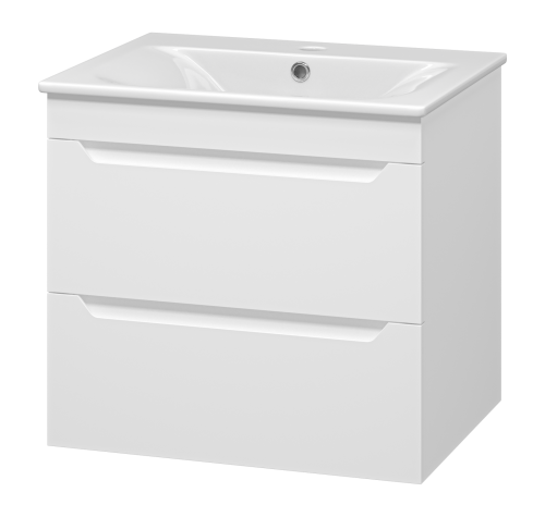 Тумба под раковину Misty Бриз П-Бри-09060-012Я 60х50 подвесная цвет белый