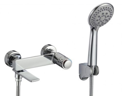 Смеситель для ванны и душа Savol S-601831 настенный хром