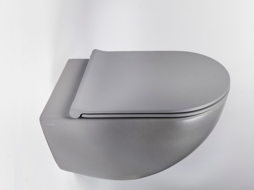 Чаша унитаза подвесная Galassia Dream 7317GM цвет серый без сиденья безободковая каскадный смыв