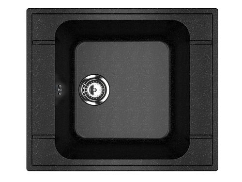 Кухонная мойка Ulgran Classic U-604-308 60х50 цвет черный