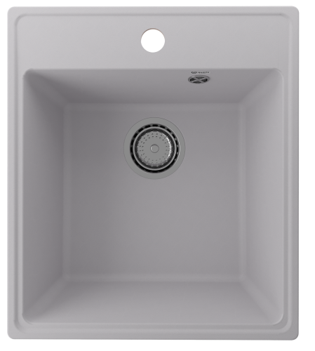 Кухонная мойка Ulgran Quartz Forte 425-04 45х50 цвет серый поверхность матовая