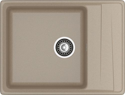 Кухонная мойка Granfest Level LV-660L песочный 65х50 цвет бежевый поверхность матовая