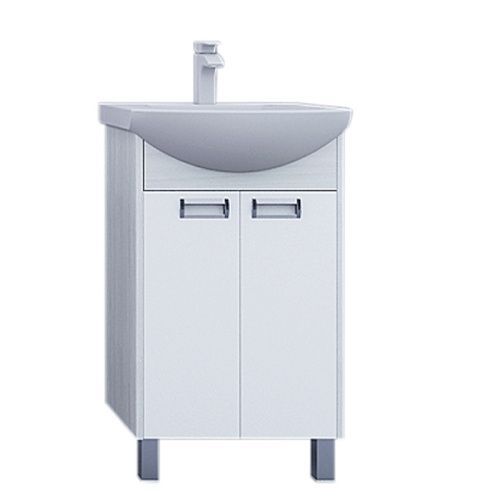 Тумба под раковину Aquaton БЕККА 1A210801BAC20 50х30 напольная цвет белый/коричневый