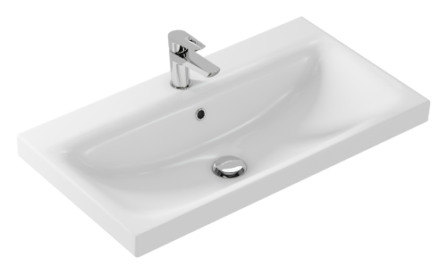 Раковина мебельная керамическая Cersanit Moduo 80 S-UM-MOD80/1 80х50 накладная цвет белый