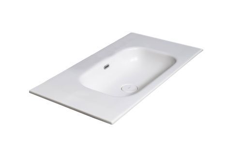 Раковина керамическая Armadi Art Vallessi 838-080-W без отв 80х50 накладная цвет белый без отверстий под смеситель