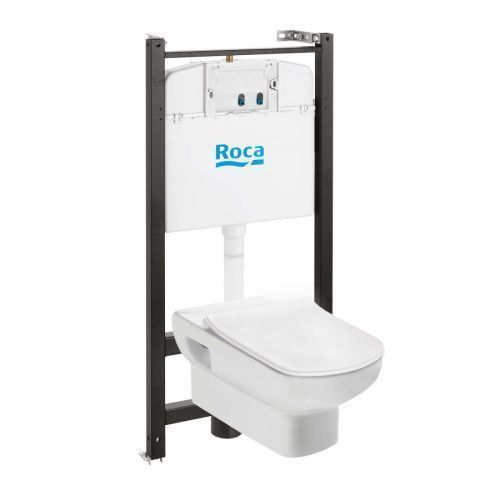 Комплект унитаз с инталляцией и клавишей смыва Roca Dama Senso 7893104680