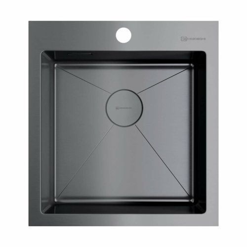 Кухонная мойка Omoikiri Akisame 4973095 45х50 цвет вороненая сталь