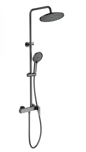 Душевая стойка Wonzon & Woghand WW-B3517-BGG настенная цвет серый