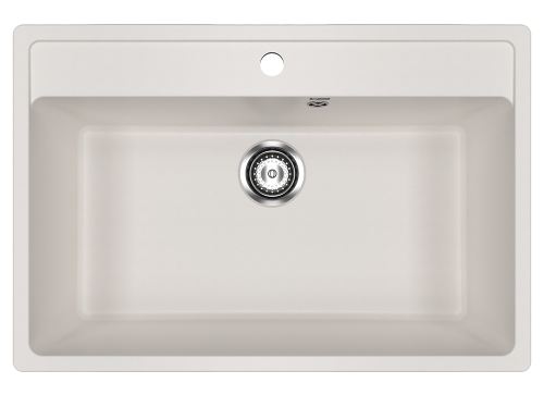 Кухонная мойка Ulgran Classic U-600-331 75х50 цвет белый