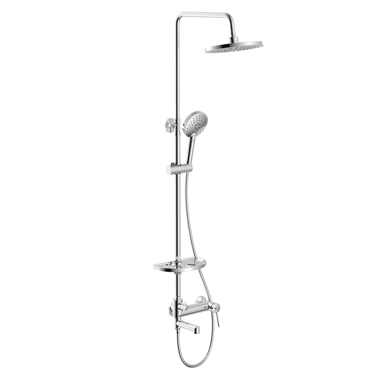 Душевая стойка LeMark Minima LM3862C настенная цвет хром