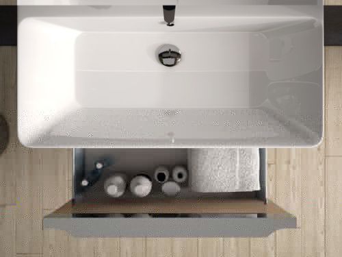 Раковина керамическая IBX Round PARIS060 60х50 встраиваемая цвет белый 1 отверстие под смеситель