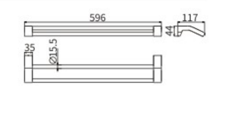 Полотенцедержатель CeramaLux Neo 51009 - фото 2