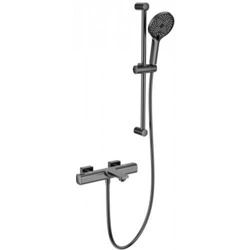 Душевой гарнитур Wonzon & Woghand Solid WW-C2011-A-BGG настенный серый с термостатом