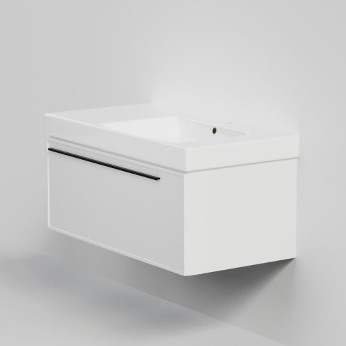 Тумба с раковиной La Fenice ELBA NFNC-01-ELB-B-90-3-90R 90х50 подвесная цвет белый