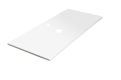 Столешница Armadi Art Vallessi 840-100-W 100х50 накладная цвет белый