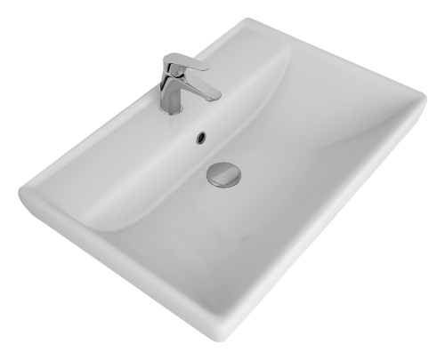 Раковина мебельная керамическая Dreja Q 70 191645 70х50 накладная цвет белый