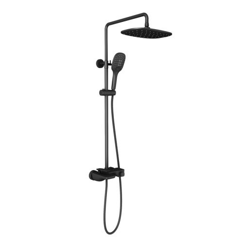 Душевая стойка Timo Helmi SX-1170/03 настенная цвет черный