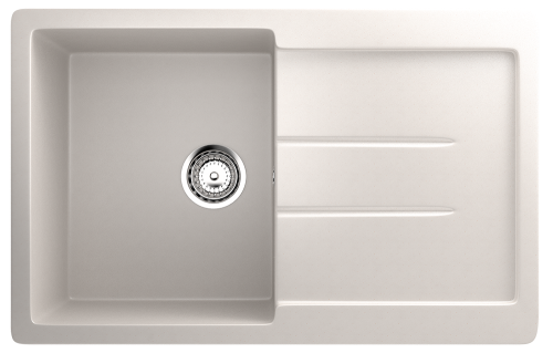 Кухонная мойка Ulgran Classic U-507-331 75х50 цвет белый