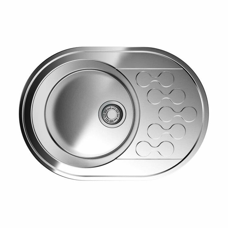 Кухонная мойка Omoikiri Kasumigaura 4993727 65х45 цвет нержавеющая сталь