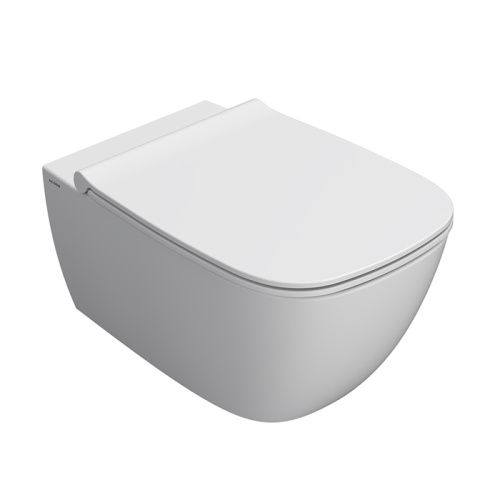 Чаша унитаза подвесная Globo Genesis GNS02.BO цвет белый без сиденья безободковая