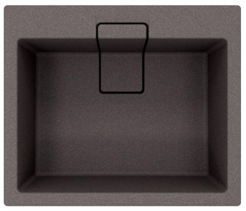 Кухонная мойка Florentina Ривьера 600 20.490.D0600.102 60х50 цвет серый поверхность матовая