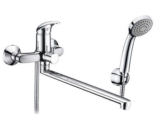 Смеситель для ванны Wasserkraft Isen 2600 2602L настенный хром