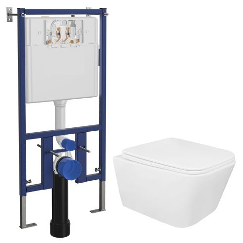 Комплект унитаз с инсталляцией  Loranto  4501+87268