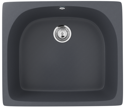 Кухонная мойка Ulgran Classic U-408-343 60х50 цвет серый