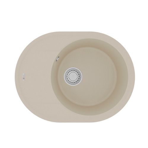 Кухонная мойка LeMark Lacha 620 9910050 60х45 цвет бежевый поверхность матовая