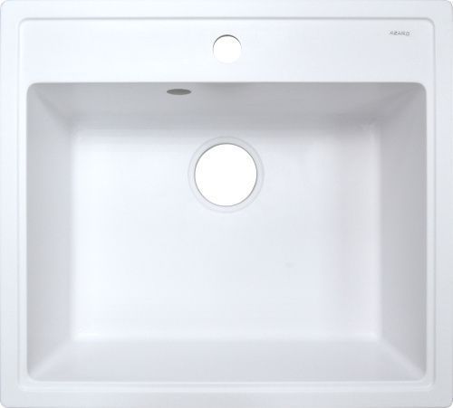 Кухонная мойка Azario Litos CS00078321 55х50 цвет белый